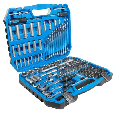 Productafbeelding van Hogert Technik gereedschapset HT1R444, gemaakt van chroom-vanadiumstaal, gewicht: 11,6 kg