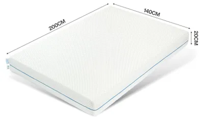 Productafbeelding van Matras - Slaapmatras - Bedmatras - Foam Matras - Schuimmatras - 90x200 cm - 7-Zones Ergonomisch