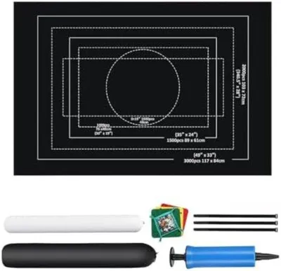 Produktbild von Puzzlematte – 3000 Teile, Filzpuzzlematte mit Zubehör