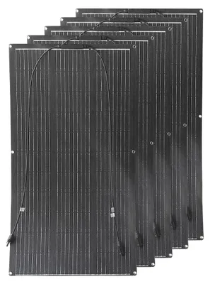 Immagine prodotto di Pannello solare - Monocristallino - Pannelli solari - Pannello solare in ETFE - 18V - 500W - 5 pezzi - Flessibile - Resistente