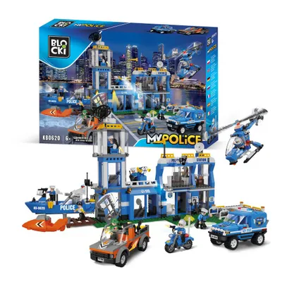 Produktbild von Klocki Blocki MyPolice Polizeistation