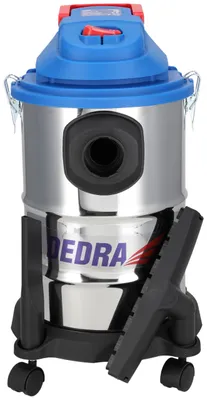 Productafbeelding van Nat Droog Stofzuiger - 1200 Watt Vermogen - 20 Liter Inhoud - Zwart