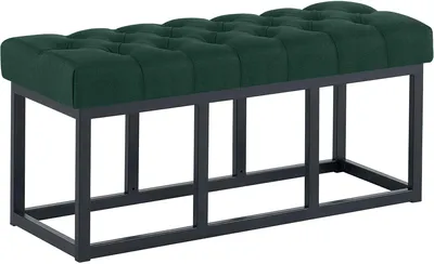 Obrázok produktu pre Amun lavička látka čierna 100 cm