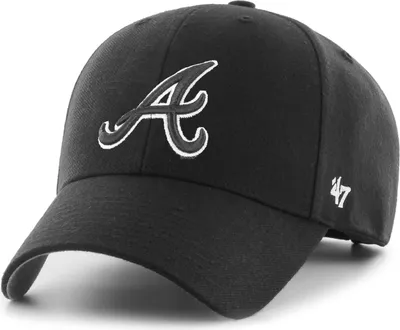 Produktbild von 47 Brand Snapback Cap - MLB Atlanta Braves schwarz / weiß