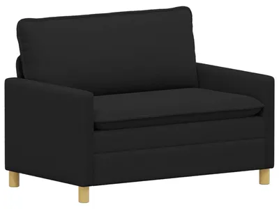 Obrázok produktu pre vidaXL Pohovka Čierna 126 x 81 x 87,5 cm Látková