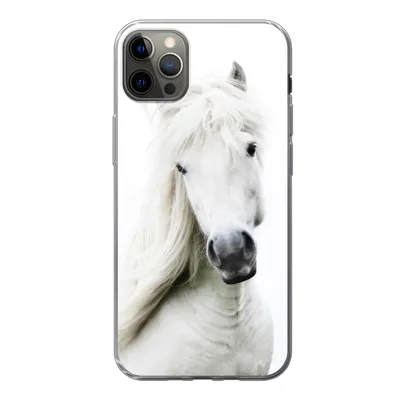 Produktbild von MuchoWow® Handyhülle Schutzhülle Hülle für iPhone 13 Pro Max Pferde - Nutztiere - Mähnen Silikon Softcase Handy Hülle - Mobiltelefon