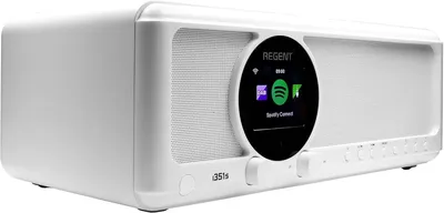 Produktbild von Ferguson Regent i351S - radio internetowe WLAN, radio DAB+ z Bluetooth, Spotify Connect, wyświetlacz, podwójny alarm, aplikacja Fernbedienungs, nadajnik Bluetooth
