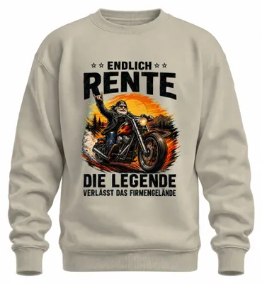 Productafbeelding van Eindelijk pensioen. De legende verlaat het bedrijf. Sarcasme-trui. Pullover, natuur, 3XL
