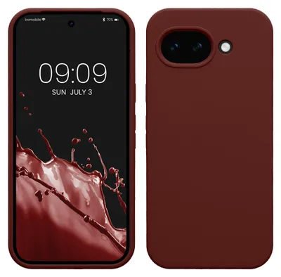 Produktbild von kwmobile Handyhülle für Google Pixel 10a Hülle - Case Silikon - Kabelloses Laden - Schutzhülle Cover in Tawny Red