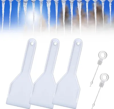 Produktbild von Kühlschrank Eiskratzer Gefrierschrank, Schneeentferner Eiskratzer für Kühlschrank, 3 Stück Multifunktionaler verdickter Schneeentferner, für Familie gefrierschrank ice scraper
