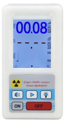 Geigerteller BR-6 – Radioaktivitätsdetektor mit LCD-Display