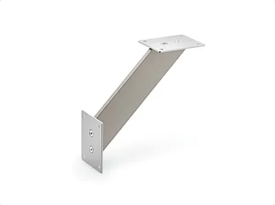 Produktbild von Konsole KORFU 3 edelstahlfarbig Höhe 220 mm / Barkonsole