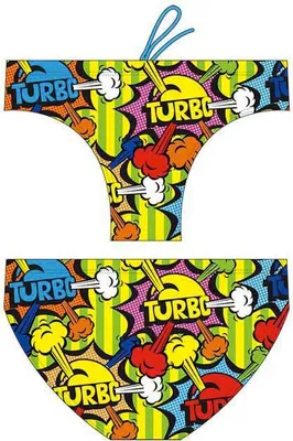 Image de Slip de bain Turbo Happy Pop multicolore, 7-8 ans, garçon, multicolore, 7-8 ans