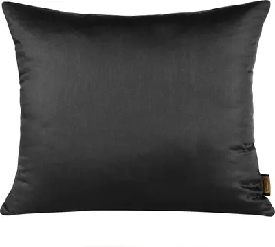 Zdjęcie produktu dla Eurofirany 464526, Czarny, Satyna, Bawełna, 100% Satyna, Bawełna, Monochromatyczny, 50 x 70 cm, 200 g
