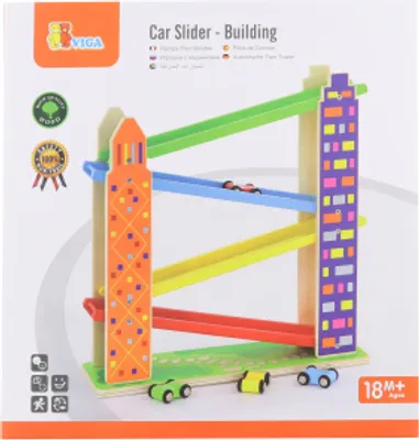 Immagine prodotto di Pista di legno con auto