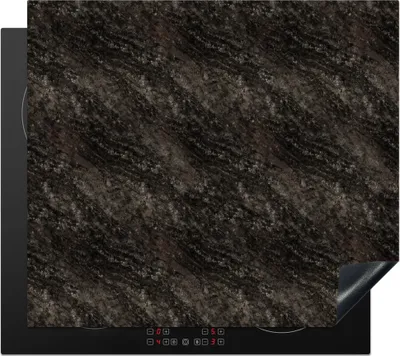 Produktbild von KitchenYeah© Herdabdeckplatte Muster - Struktur - Granit , 58x51cm, Küche Deko, Glaskeramikkochfeld Herdabdeckung, Abdeckplatte fùr Kochfeld