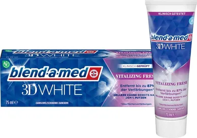 Produktbild von Blend-a-med 3D White Vitalizing Fresh Zahnpasta 75 ml