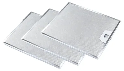 Metall-Fettfilter 3er-Pack 300 x 253 mm für Dunstabzugshauben
