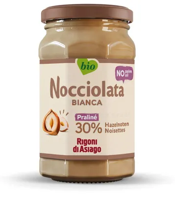 Produktbild von Nocciolata Bianca Hazelnootpasta zonder palmolie, 325 g – Romig & natuurlijk
