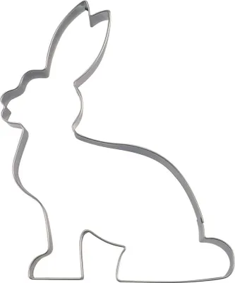 Produktbild von Städter Ausstecher Hase Sitzend, Ausstechform, Plätzchenform, Keks, Plätzchen, Edelstahl, 6.5 cm, 160408