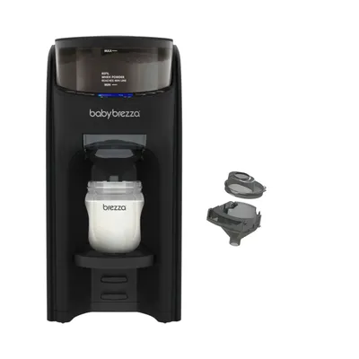 Produktbild von Baby Brezza Formula Pro Advanced Babyflaschenzubereiter Vorteilsset, Automatische Zubereitung in 30 Sek., 3 Temperaturen (22°C, 37°C, 40°C), 60-300 ml Dosierung (30 ml Schritte), Präzise & Hygienisch, Für alle Milchpulver & Flaschen, Weltweiter Bestseller, Kein Messen & Mischen.
