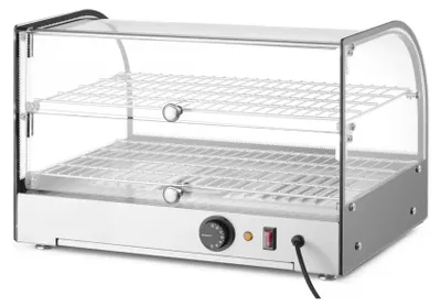 Obrázek produktu pro HENDI Ohřívací vitrína dvojitá, dvojitá, černá, 220-240V/800W, 554x376x(V)376mm