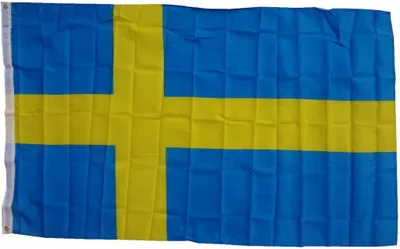 Immagine prodotto di Bandiera XXL Svezia 250 x 150 cm con 3 occhielli Peso del tessuto 100g/m² Bandiera da issare