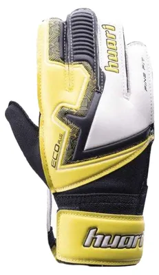 Image de Huari - Gants de gardien « Ibram » pour enfants PP14952 (4) (Blanc/Noir/Jaune)