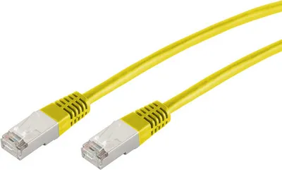 Produktbild von Patchkabel cat. 5e F/UTP gelb 1m