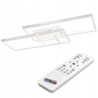 Produktbild von MasterLED LED Deckenleuchte Dimmbar 90W 9900lm CCT Lichtfarbe einstellbar Fernbedienung Modernes Design Wohnzimmer Lampe Weiß 83cm