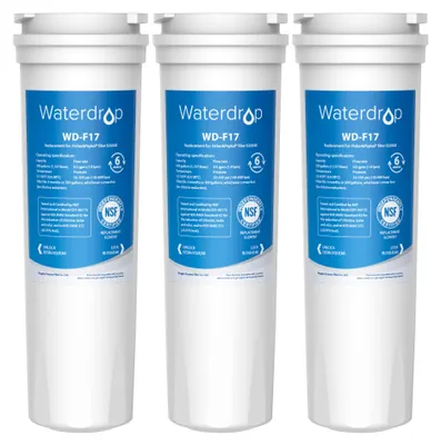 Kühlschrankwasserfilter 3er-Pack, Kohleblock, kompatibel mit 836848