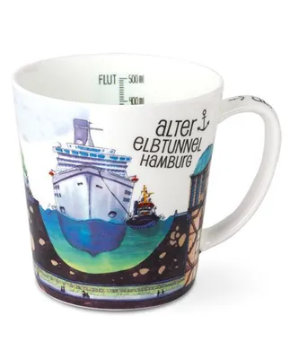 Produktbild von Kaffeebecher Hamburg, Elbtunnel, Kaffeetasse Tassen Teetassen Kaffeepott Henkelbecher