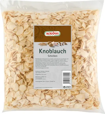 Produktbild von Knoblauchscheiben 1000g von Kotanyi