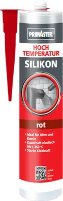 Produktbild von Primaster Hochtemperatur Silikon rot 300 ml