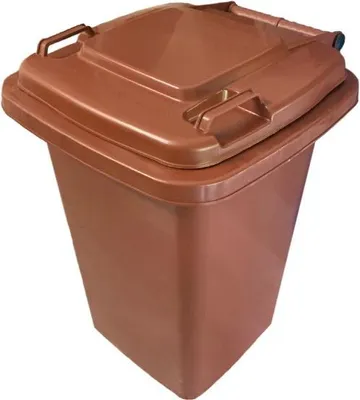 Obrázek produktu pro Popelnice D50BBR 50L hnědá plastová