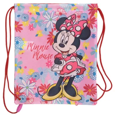 Produktbild von Minnie Maus Turnbeutel Kinder Sporttasche Schule Umhängetasche