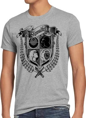 Produktbild von style3 sky-walker Wappen Herren T-Shirt Luke leia