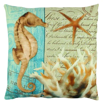 Produktbild von Evila Originals, A12615- GRV0166, Bunt, Kopfkissen, 50% Baumwolle / 50% Polyester