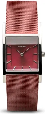 Produktbild von Bering Damen Armbanduhr silber, rot Classic 10426-303-S