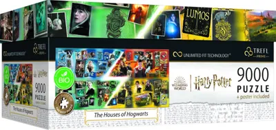 Immagine prodotto di Harry Potter - Le case di Hogwarts - Puzzle UFT 9000 pezzi