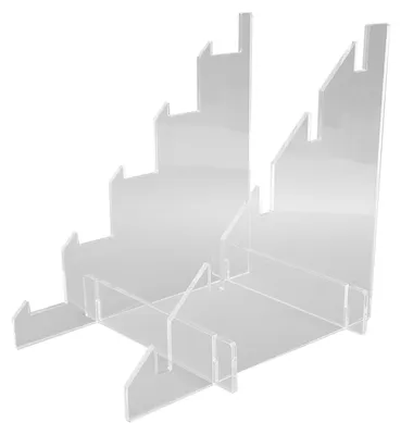 Produktbild von Acryl-Messer-Bajonettständer, kompakt, transparent, multifunktionaler abnehmbarer Halter für kleine Werkzeuge