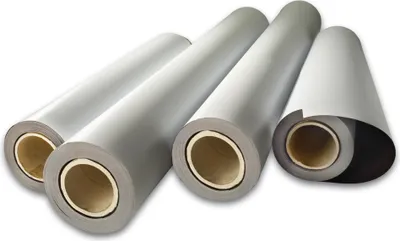 Produktbild von Magnetfolie 61,5 x 100 cm, einseitig magnetisch, bedruckbar, flexibel und zuschneidbar für Magnetschilder, Werbeschilder und DIY-Projekte