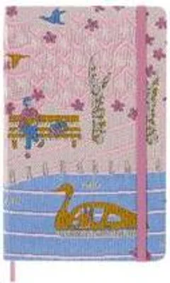 Produktbild von Moleskine Notizbuch Sammlerbox - Sakura, Large/A5, Liniert, Stoffeinband