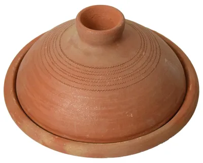 Obrázok produktu pre Tajine I hlinený hrniec na varenie I neglazovaný pekáč I priemer 28 cm I netoxický