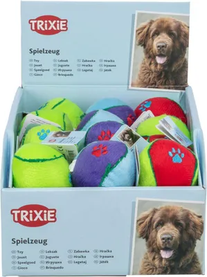 Produktbild von TRIXIE Spielball, Plüsch, Ø 6 cm, sortiert