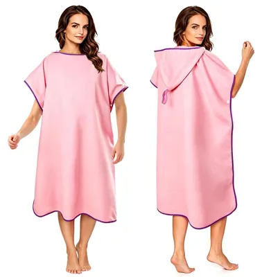 Image de Poncho unisexe - Microfibre à séchage rapide avec capuche
