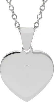 Produktbild von JuwelmaLux Anhänger 925/000 Sterling Silber Gravurplatte Herz JL30-02-2185