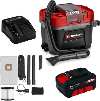 Produktbild von Einhell-Nass-Trockensauger TE-VC 18/10 Li Akku 4.0 Ah,Fugen-/Bürstendüse + Polster-/Universaldüse