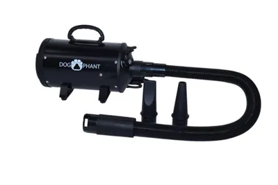 Produktbild von Wassergebläse Dogophant DP01 (2200 Watt) - Hundefön für Hundesalon – Für Hunde & Welpen – 3 Stufen – Mit Heizelement – ​​Mit 2 Düsen