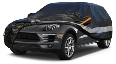 Immagine prodotto di Copertura per auto, 10 strati, impermeabile, traspirante, colore nero, per Porsche Macan (2014-2023)